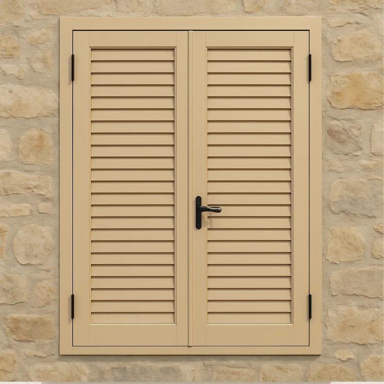 Persianas mallorquinas color veige